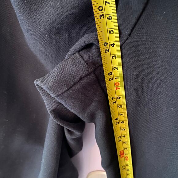 Abercrombie & Fitch Black Pleated Straight Leg Trousers Dress Pants Women size 2 - Picture 12 of 14